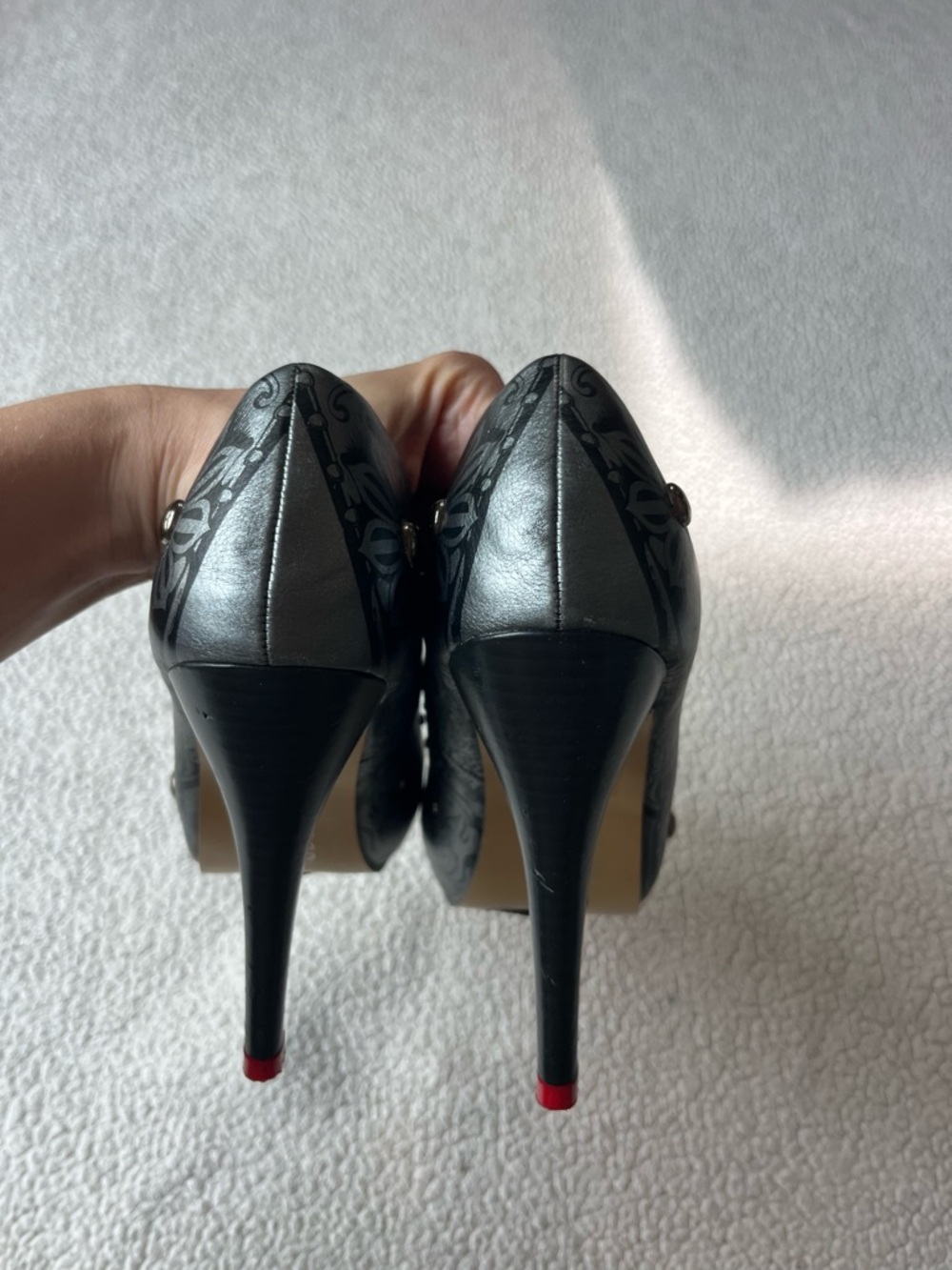IRON FIST SWEET SKULL O MINE PLATFORM HEELS WOMENS 37 / 6 - Picture 5 of 7